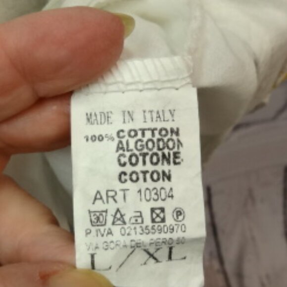 Bella Armore, Made In Italy Layered Summer Tunic w/Scarf NWOT - Picture 6 of 6